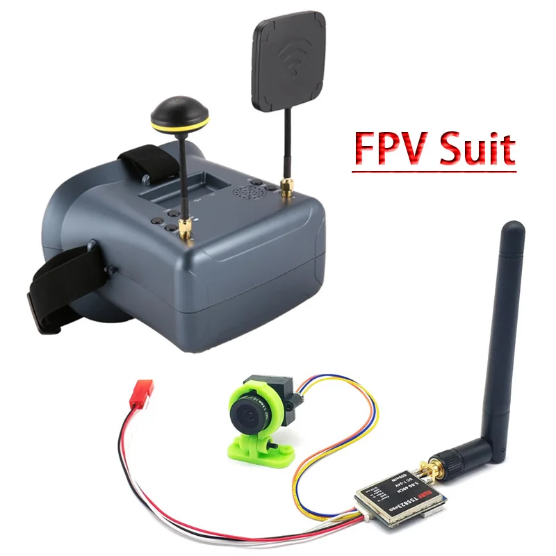 FPV костюм LS 008D 5 8G Googles VR очки высокого качества 40CH с батареей 2000mA передатчиком 600mw +
