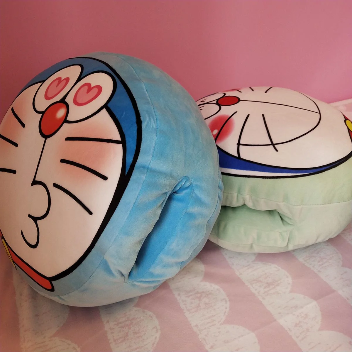 Explosion style cartoon anime cute plush toy filled with multiple expressions Doraemon Doraemon Cat Doll Pillow Warm Hand Coveri