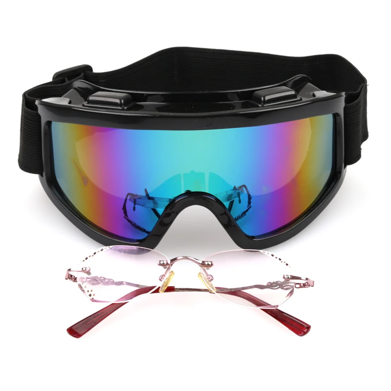 Ski Glasses Built-in glasses Allowed Cross-country Dustproof Anti - Shock Protective Goggles 5