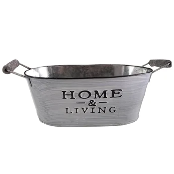 

1pc Flower Pot Decorative Nordic Style Iron Art Durable Plant Pot for Garden Home