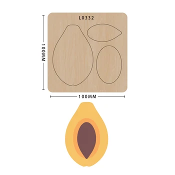 

Food knife mold wood mold cutting die decoration, model L0332, suitable for common machines on the market