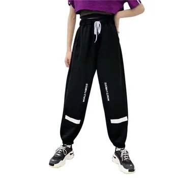 

Pants Pantalones Mujer Ropa Mujer Women Casual Loose High-Elastic Sports Side Harajuku Letter Print Leggings Feet Pants