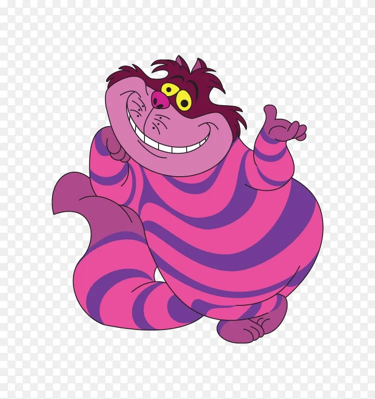 柴郡猫,疯狂的帽匠爱丽丝画-艾丽斯