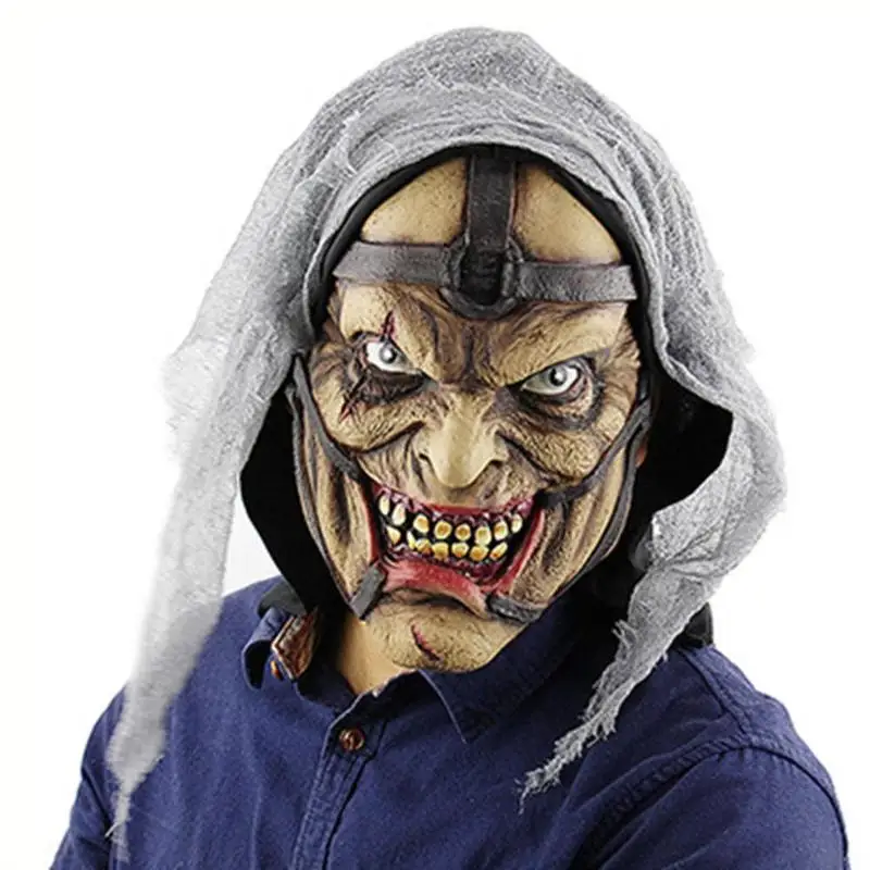 

Latex Scary Face Halloween Mask Horrible Wizard Pimp Mask Role Playing Mask Costumes Trick or Treat Halloween Party Masks