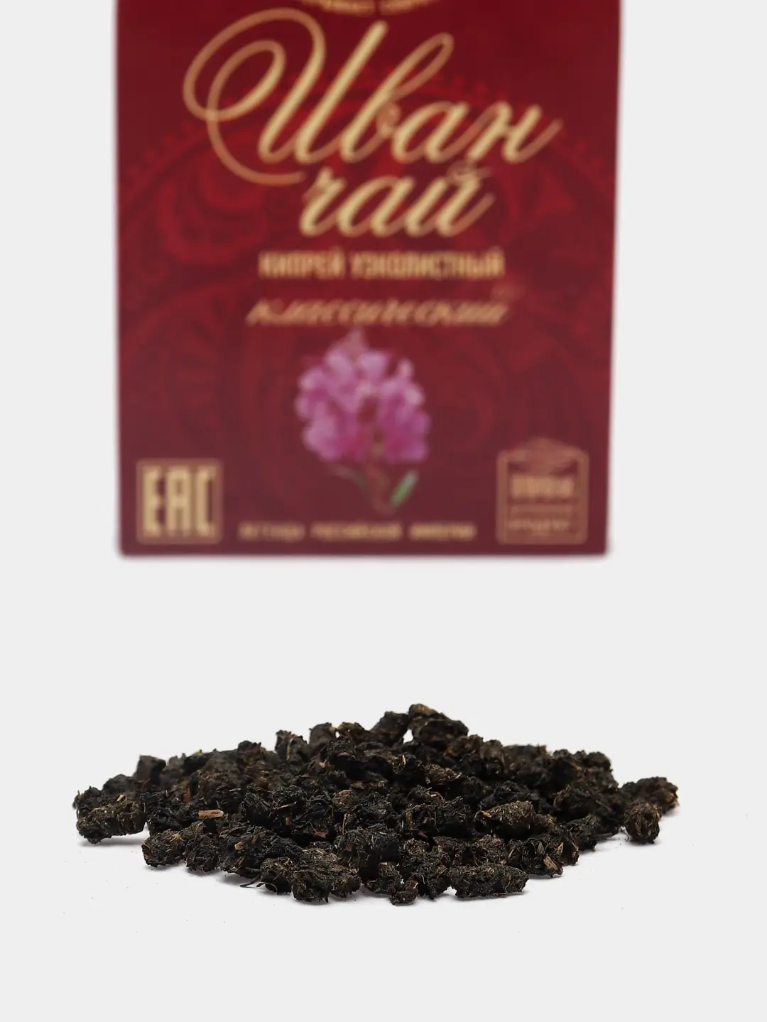 Natural vegetarian herbal Ivan tea fermented classic granular / Cyprus narrow, 75 gr / Tainika
