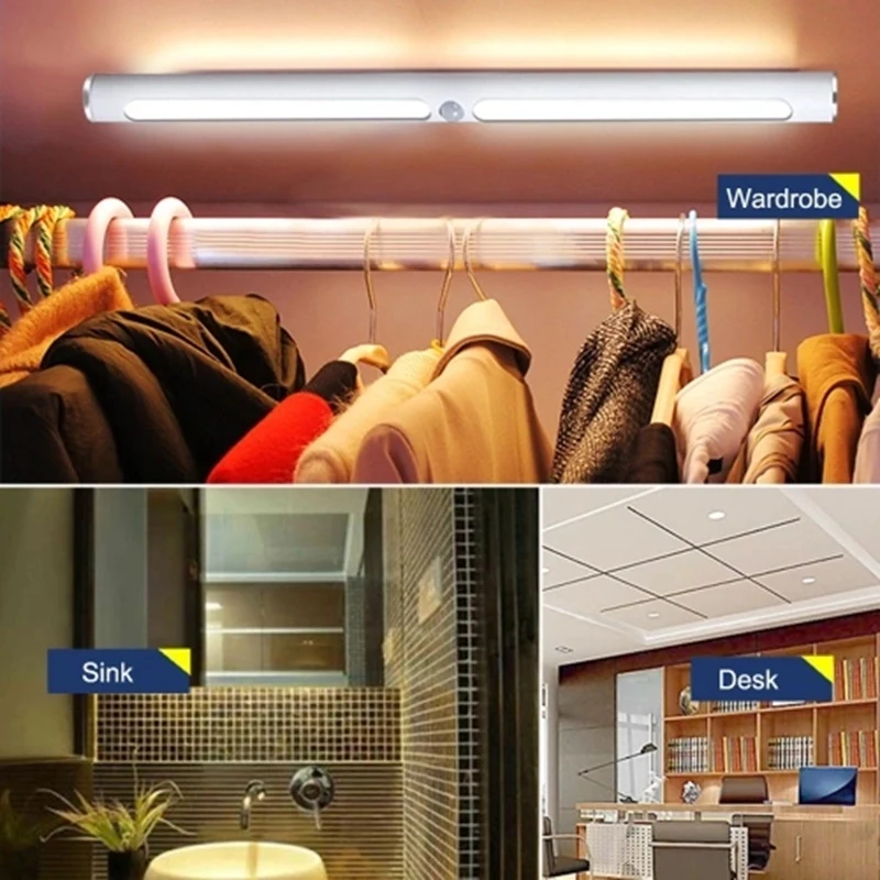 

Wardrobe Light LED Closet Light Human Infrared Induction Light Human Body Sensor Light