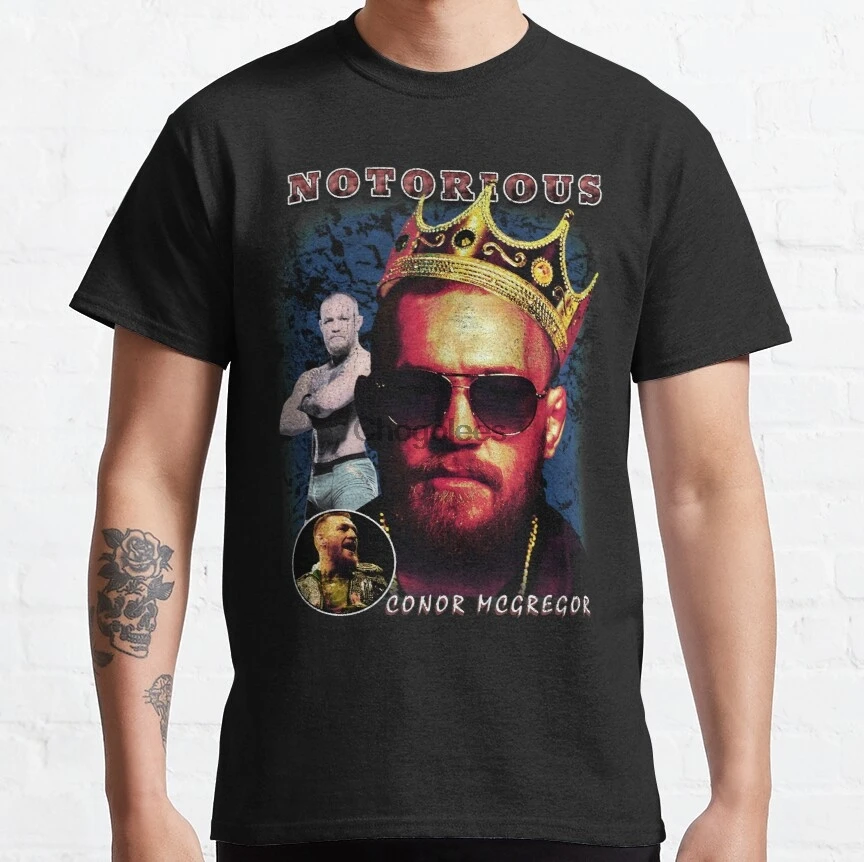 Notorious Conor Mcgregor Biggie Style Vintage Rap NeedingArt men tshirt women t-shirts |
