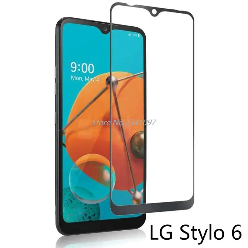 2 шт. закаленное Стекло чехол для LG Stylo 6 Экран пленка на весь экран LM-Q730TM Stylo6