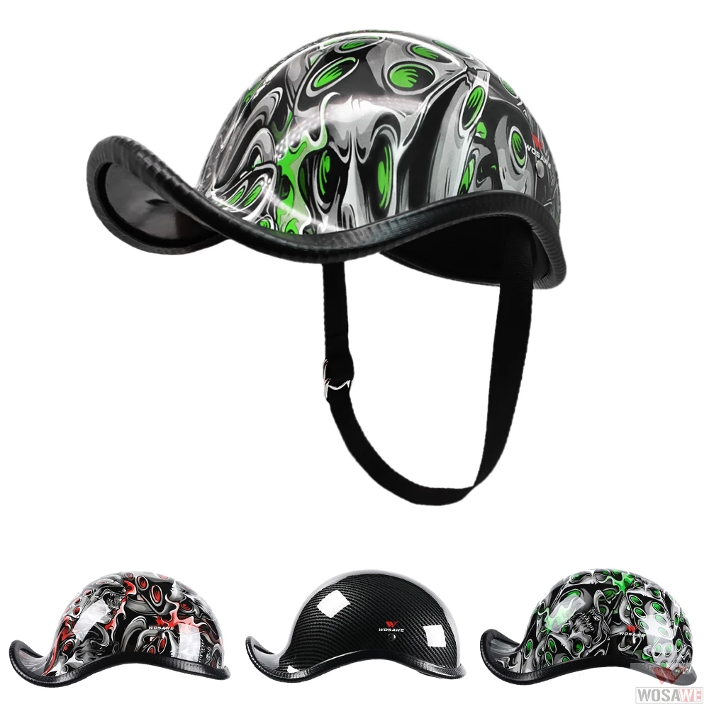 

WOSAWE Professional Motorcycle Helmet Half Face EPS lining Safe Helmets Racing Helmet Motocross Off Road Touring Helmet