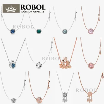 

Boutique Pendant Necklace S925 Sterling Silver Temperament Necklace Fashion Personality Simple and Versatile Free Shipping