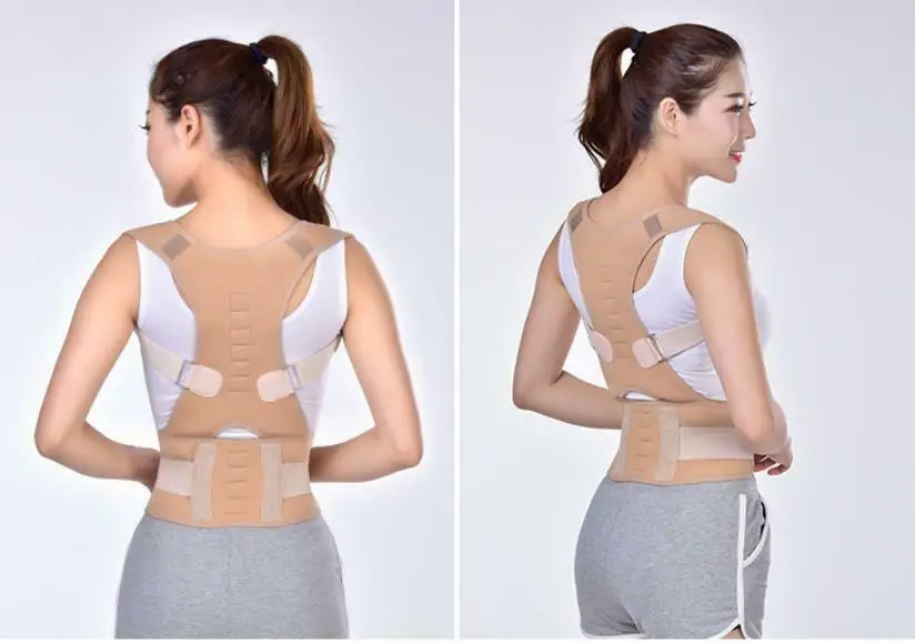 Корректор осанки для тела, корректирующий пояс для спины и плеч, регулируемый, высокое качество