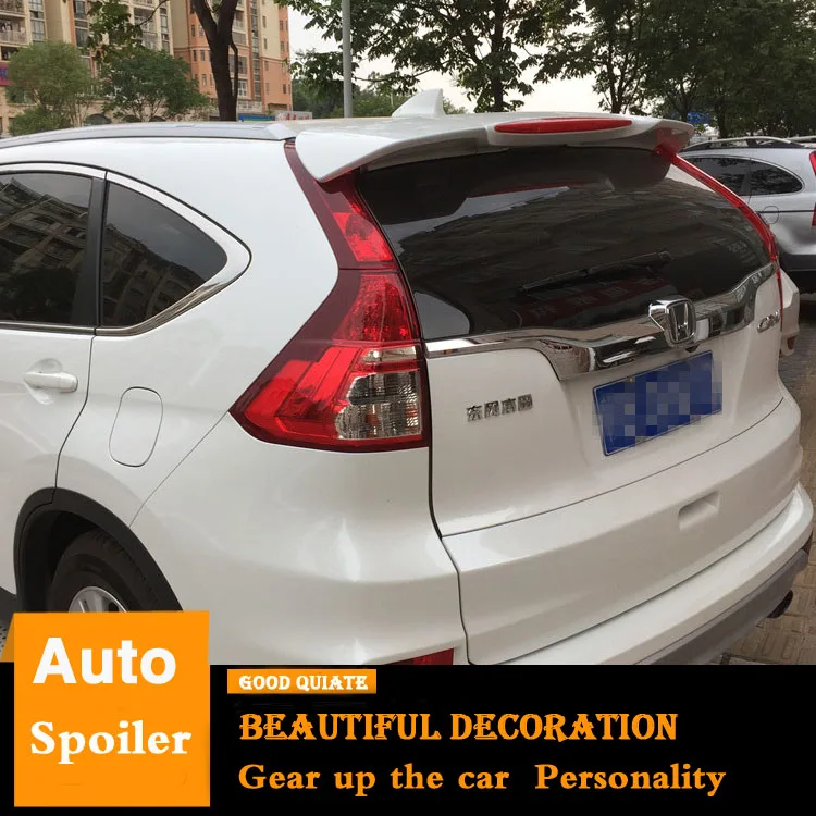 Для Honda CR-V спойлер 2012-2016 CRV Высокое качество ABS Материал заднее крыло автомобиля