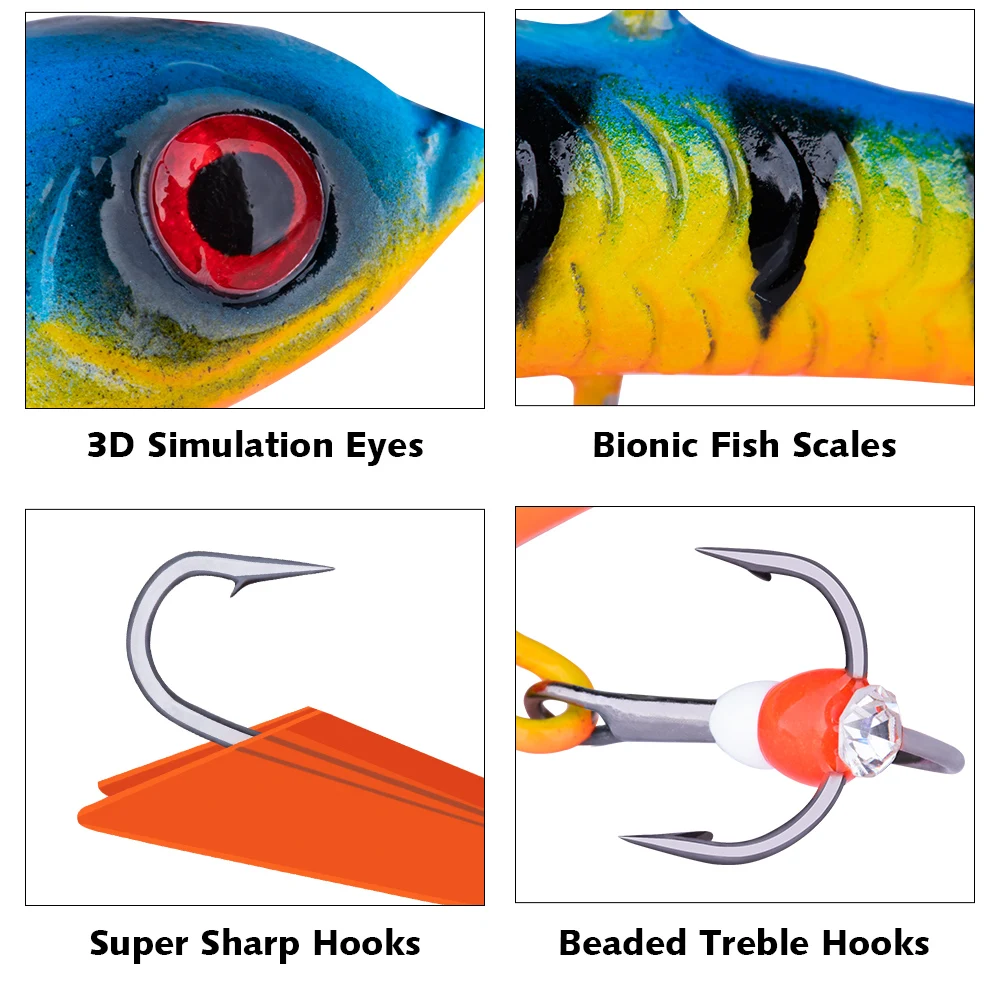 Goture несколько стилей зимний ледяной балансир рыболовная приманка свинцовая отсадка жесткая искусственная приманка с 3D глазами для зимней рыбалки Walleye