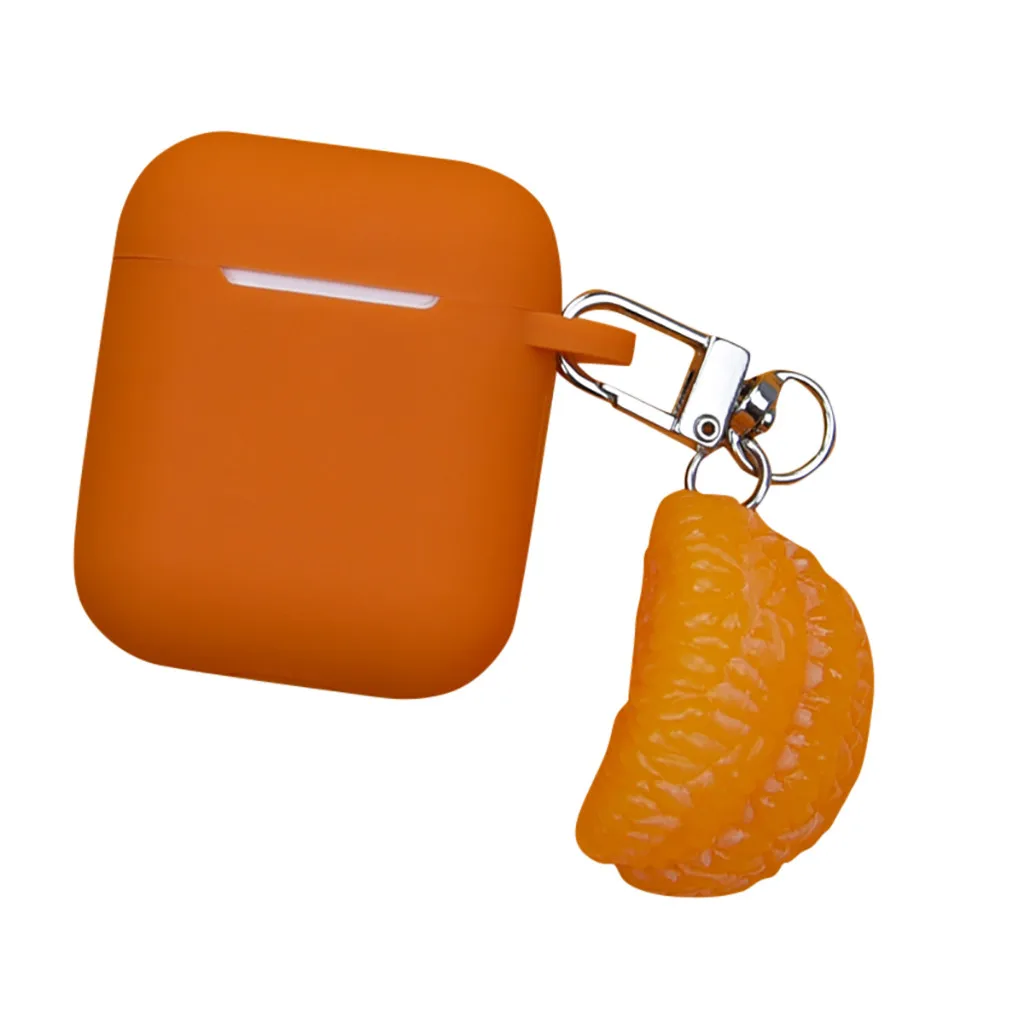 Silicone Earphone Case Anti-lost Protective Cover Skin Case For Apple AirPods Charging Earphone Case for airpods 103#B