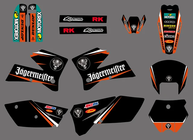 Decal Sticker Motorcycle for KTM SX 125 