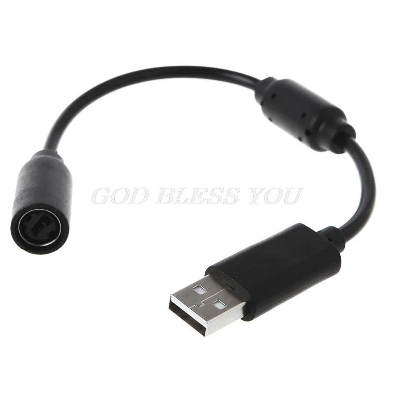 

USB Breakaway Cable Adapter Cord Replacement For Xbox 360 Wired Game Controller