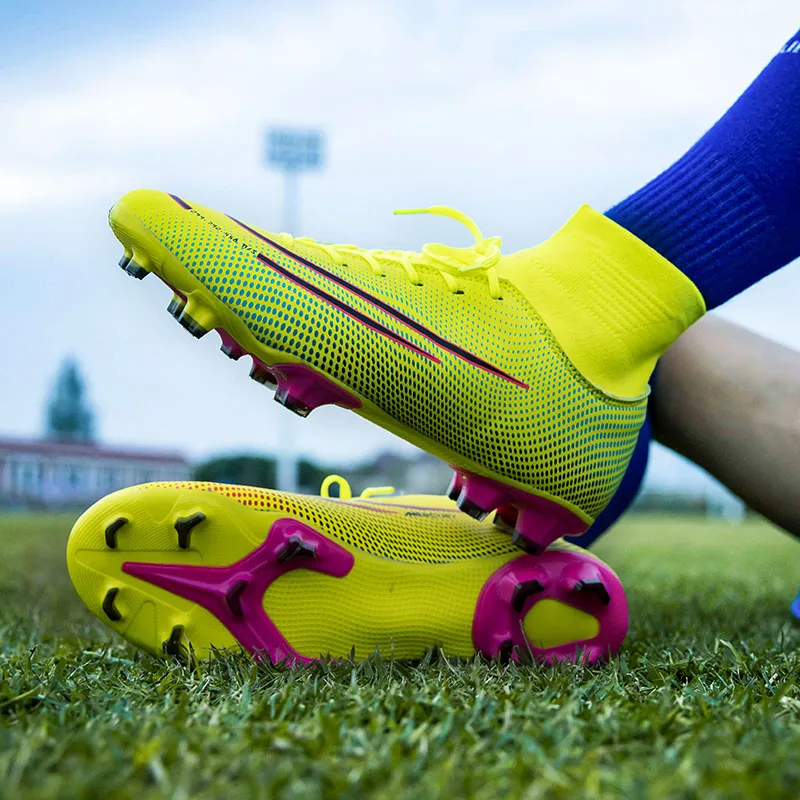 Уличные футбольные бутсы AG мужские профессиональная спортивная обувь кроссовки
