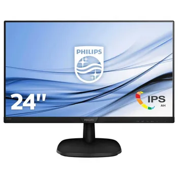 

LCD Monitors PHILIPS 243V7QDAB (0001) peripherals computer game monitor FHD IPS 23.8'' 16:9 1920х1080 FHD 250cd m2, H178° V178° 10М:1 5ms