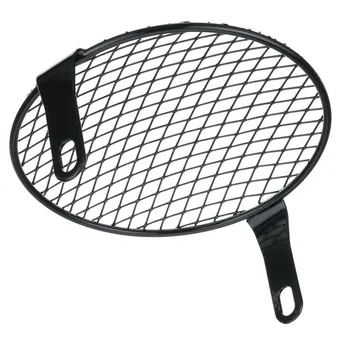 

5.75 Inches Headlight Grill Cover Mesh Parts Accessories Metal Motorcycle