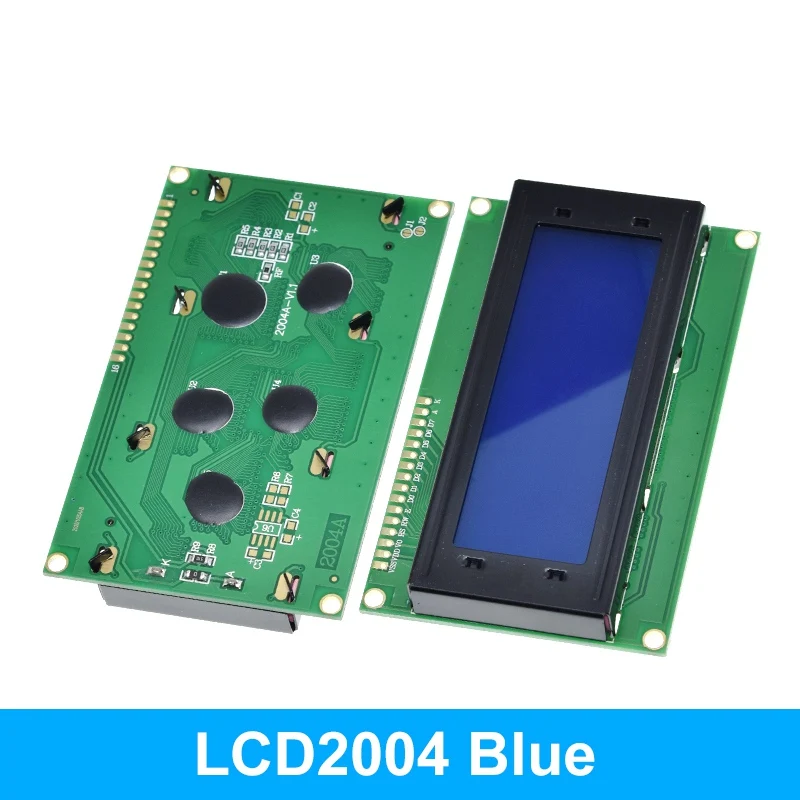 ЖК дисплей 2004 + I2C 20x4 2004A синий/зеленый экран HD44780 символьный дисплей/w IIC/I2C