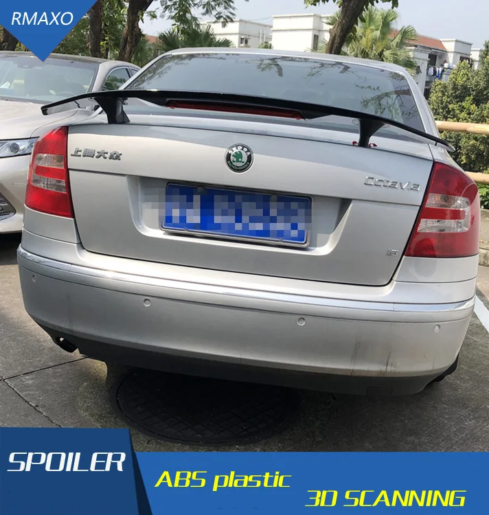 Спойлер для Skoda Octavia 2009-2014 спойлер АБС-пластик цветной задний | Автомобили и
