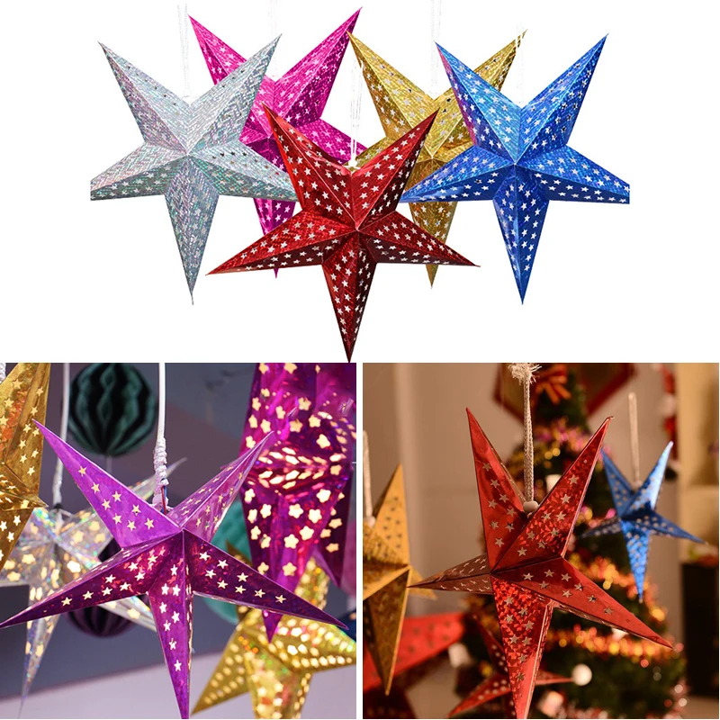 30 см Xmas String свисающее украшение для вечеринки бумага Рождественская елка