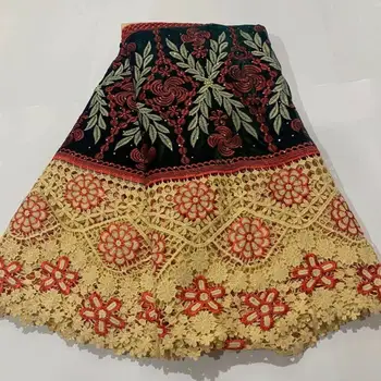 

New fashion cord lace cloth party dress water soluble lace fabric for making lady dress ZQW107(5yards/lot)