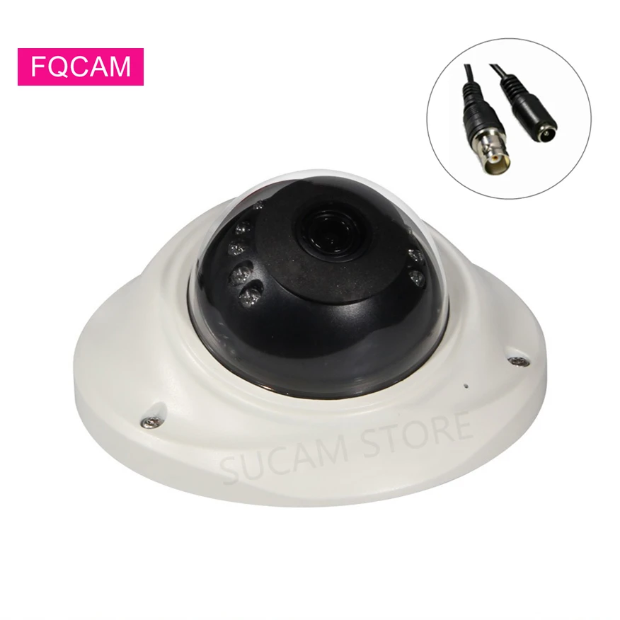 360 Degree Mini Dome CCTV Camera Indoor 5MP Home Security Video Surveillance Panoramic 4 IN Infrared OSD Cable Analog Cameras redeagle mini cctv video camera 600tvl cmos color 940nm night vision infrared analog security cameras
