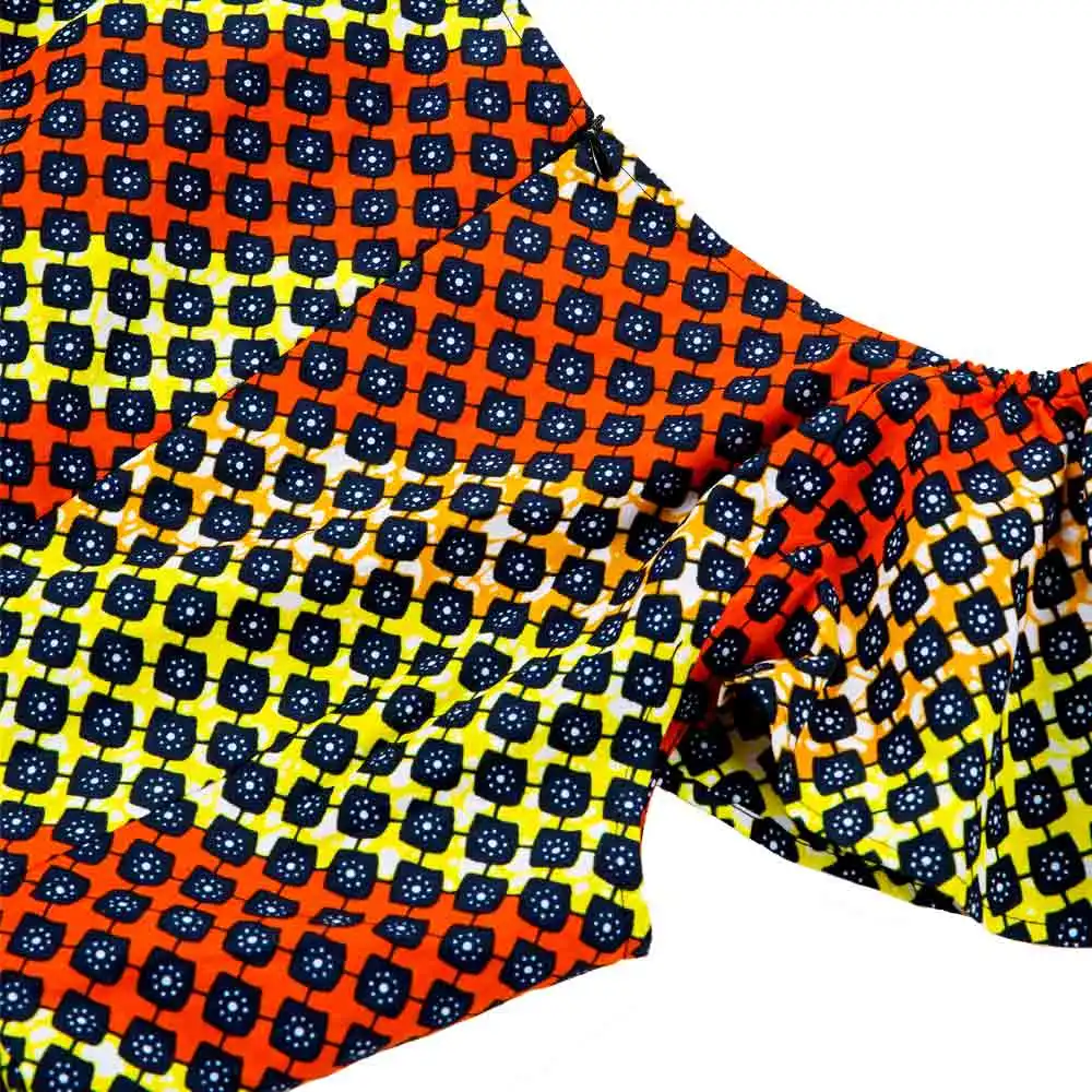 African Women Blouse Fashion Print Wax African Traditional Clothing Women Ankara Print African 2022 Fashion Summer Shirt