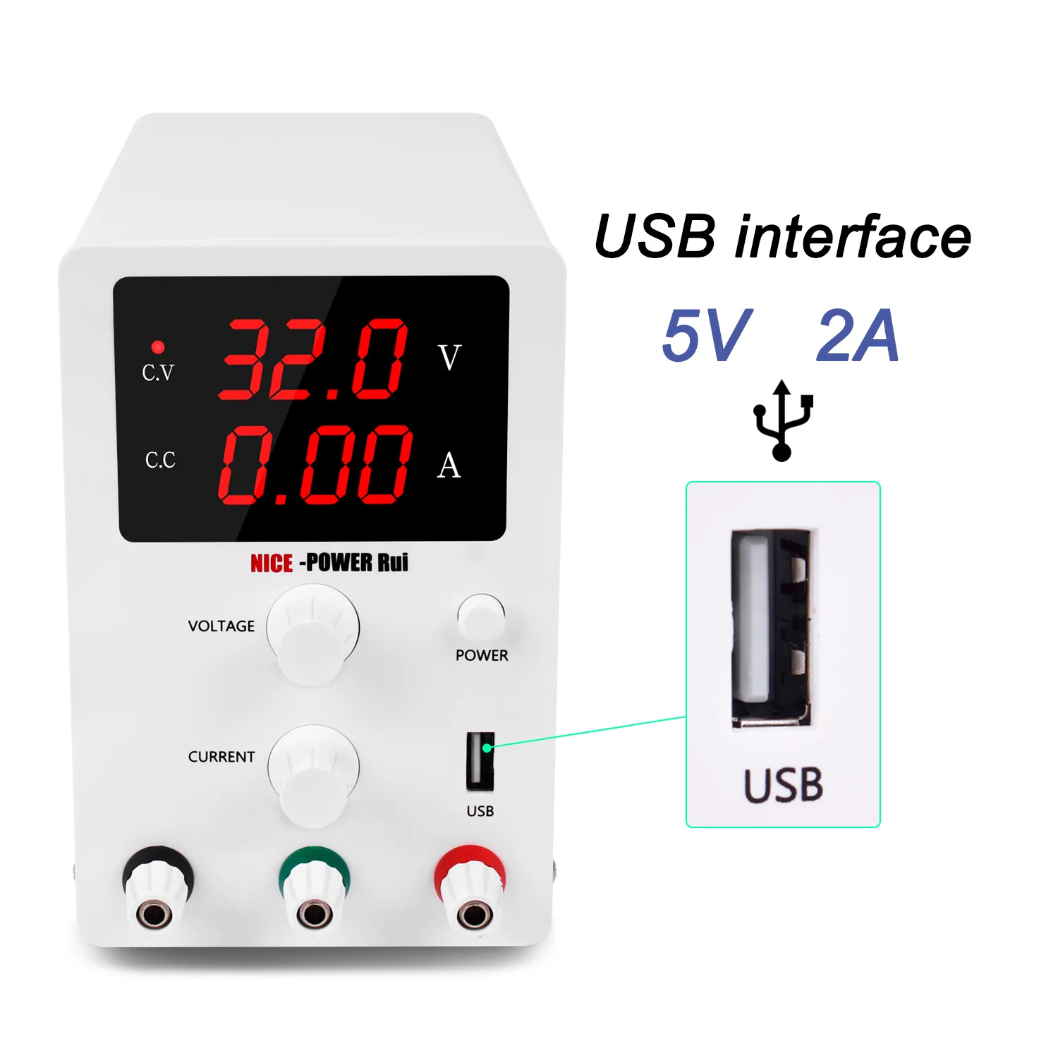 30V 10A ЖК-дисплей Экран DC лабораторный Регулируемый Питание переключение лабораторная скамья источник цифровой 4-разрядный Дисплей защита глаз