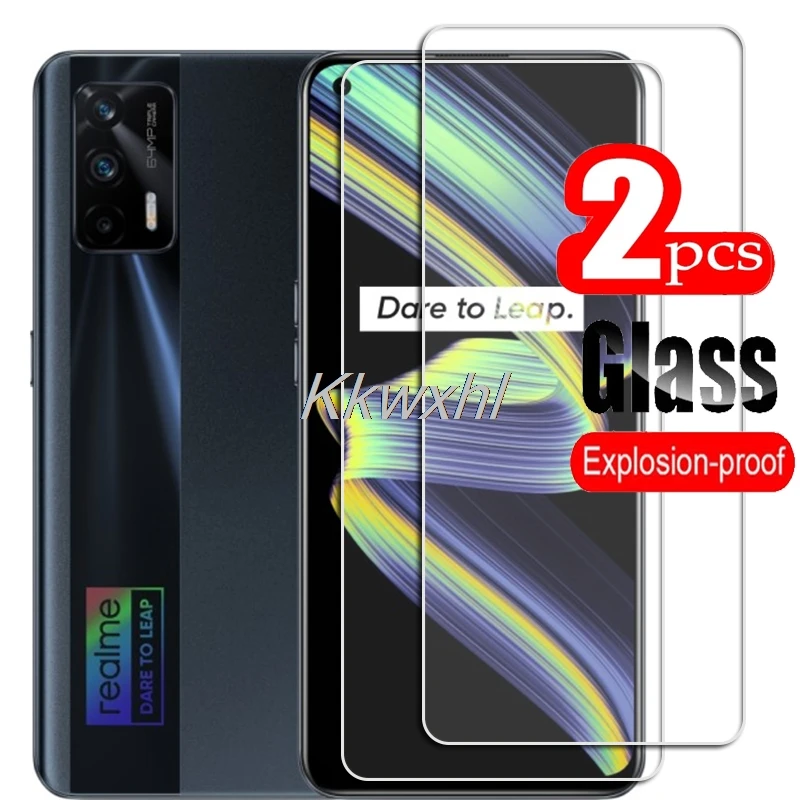 

2 предмета в комплекте, для Realme X7 Max 5G с высоким разрешением HD закаленное Стекло защитный на OPPO RealmeX7 X7Max телефон Экран защитная пленка