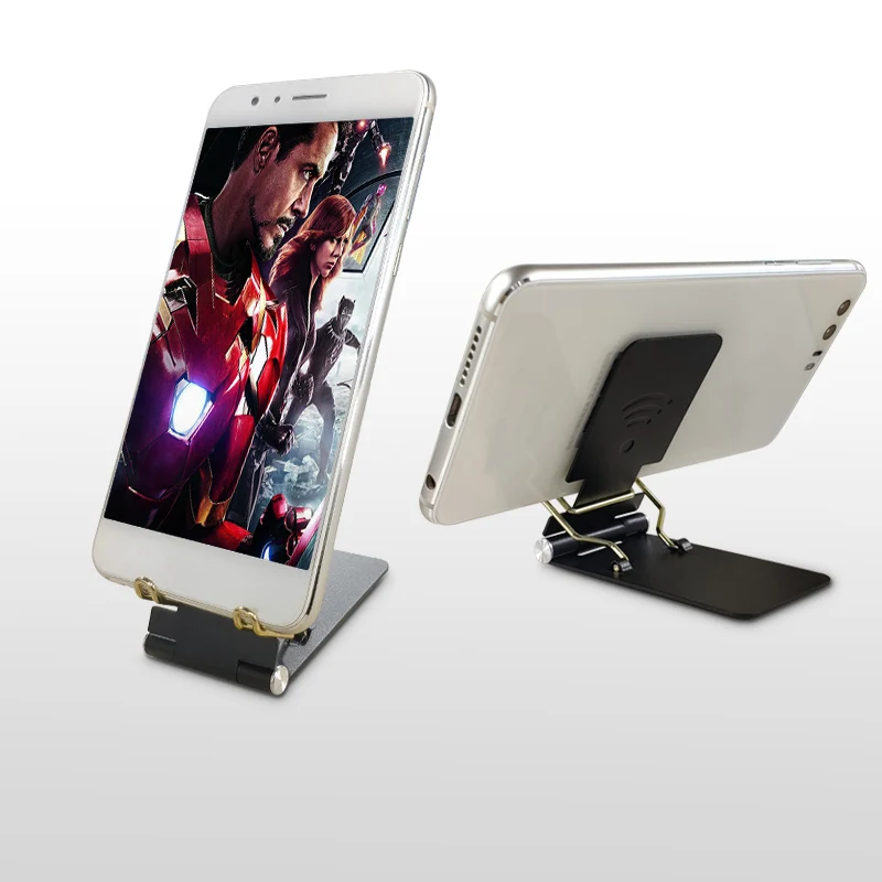 Настольная настольная подставка мобильный телефон пластиковый настольный мини