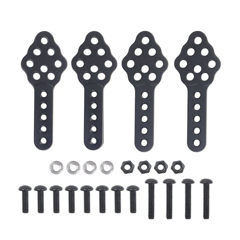 

4Pcs CNC Metal Shock Absorber Mount Adjust Height Angle Stand for RC Crawler Car Axial SCX10 90046 D90 D110