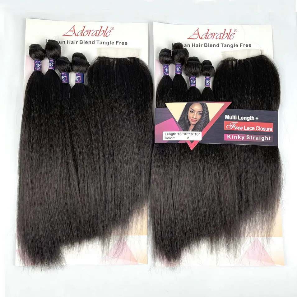 Adorável Kinky Curl Weft Hair Weaving Bundles