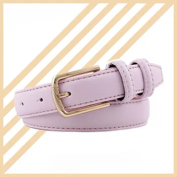 

Women Casual Pin Buckle Waist Strap Big Size Faux Leather Male Belt All-Match High Quality Waistband Accessory