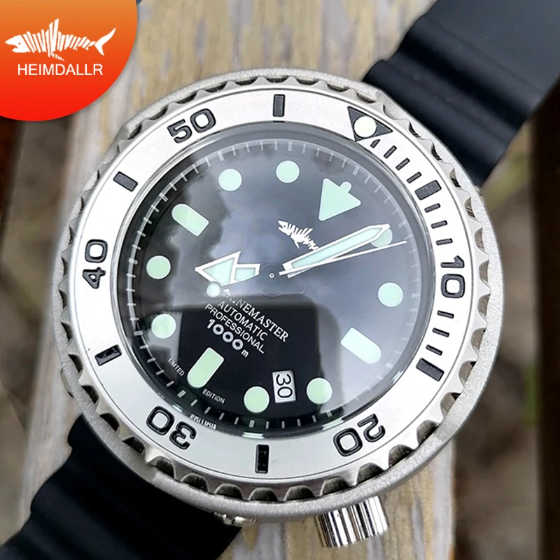 Часы HEIMDALLR Tuna Diver с сапфировым стеклом водонепроницаемость 1000 м NH35A | Механические часы -1005001429512181