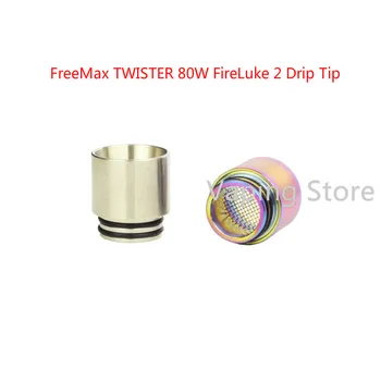 

Rainbow/Silver Metal Anti Spit Back 810 Drip Tip for Innokin Plex/FreeMax TWISTER 80W FireLuke 2
