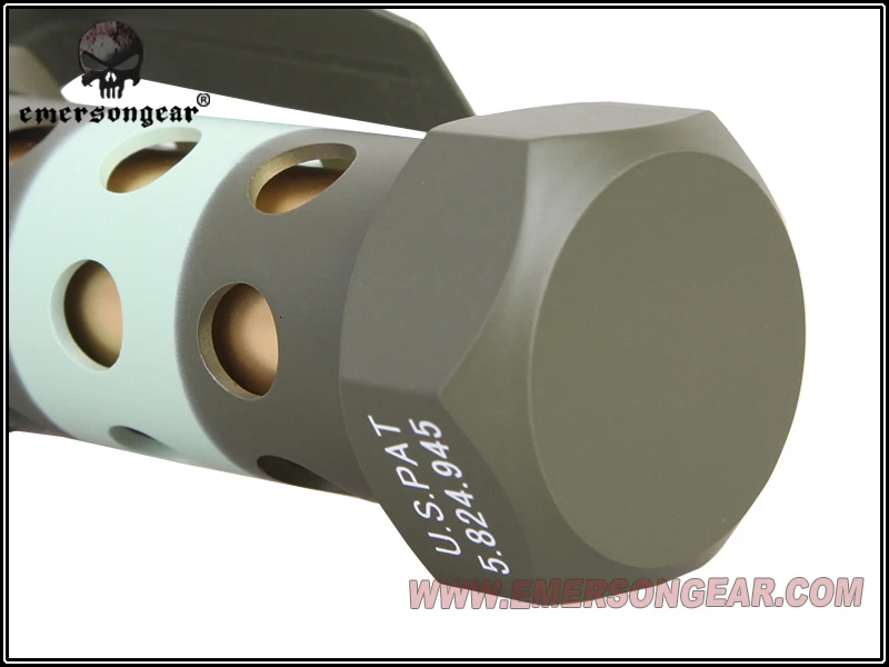 EmersonGear манекен BD M84 граната вспышка бомба 1:1 Модель AEG металлический алюминиевый