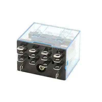 

HH64P DC 24V Coil Red LED PCB Power Relay 14-Pins 4PDT 4NO 4NC