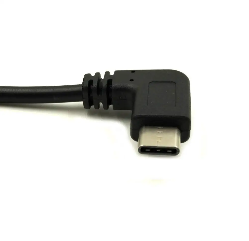 Прямоугольный USB-C кабель для зарядки, Duttek USB 3,1 type C Male to Mini USB(Mini B) Female кабель для конвертера 0,3 м