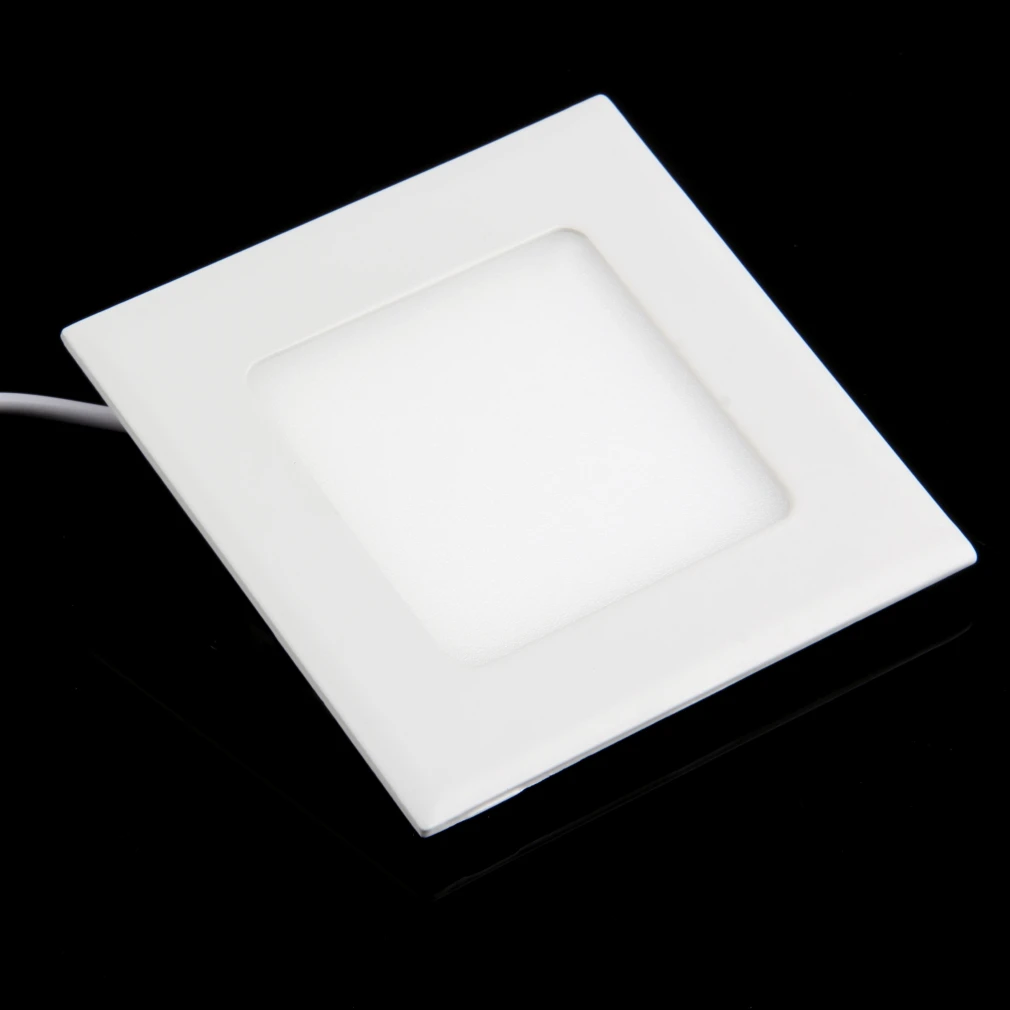 ICOCO 6W LED Recessed Ceiling Panel Down Light Bulb Lamp Square Warm White led panel light 600x600