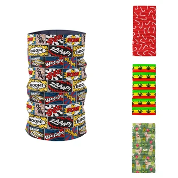 

DIY Production Unisex Square Bandana Headdress Harajuku Funny Magic Sports Mask Headdress Cycing Hair Accessories Scarf