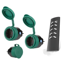 Мини IP44 16A 3680 Вт ЕС вилка 3 шт. Упаковка беспроводной пульт дистанционного управления переключатели Розетка розетки Электрический Штекерный адаптер с пультом дистанционного управления