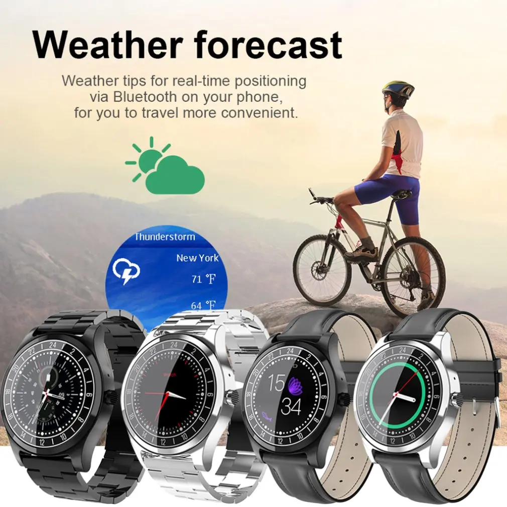 Новейшие DT19 Bluetooth Смарт часы мужские металлические наручные часы циферблат вызов пульса кровяное давление спорт фитнес трекер SmartWatch