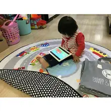 Мультяшные машинки, самолет, детские игровые коврики, ползающий ребенок, одеяло, ковер на шнурке, игрушки, сумка для хранения, скандинавский Декор детской комнаты