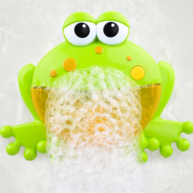 Bubble Краб лягушка и Кит детская игрушка для ванны смешной пузырь производство бассейн Ванна мыло машина детские игрушки - Цвет: frog