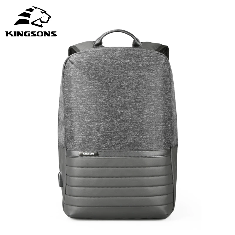 Мужской рюкзак с защитой от кражи Kingsons 15 6 дюйма модные рюкзаки для школы