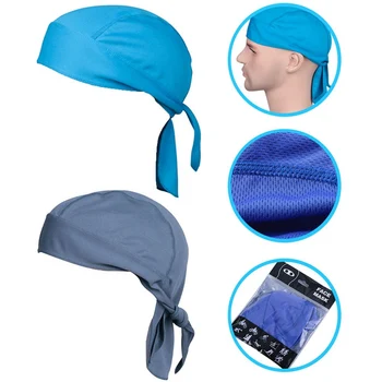 

Quick Dry Pure Cycling Cap Head Scarf Summer Men Running Riding Bandana Headscarf Ciclismo Pirate Hat Hood Headband
