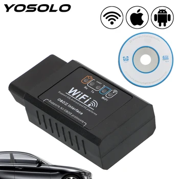 

ELM327 WIFI Automotive Diagnostic Scanner OBD2 OBDII Scan Tool for iOS & Android Car Detector Check Engine Light Diagnostic Tool