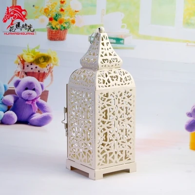 Style A Европейский подсвечник, подвесной фонарь, черный/белый/золотой, винтажный элегантный металлический полый подсвечник, марокканский LLC049 - Цвет: Style A